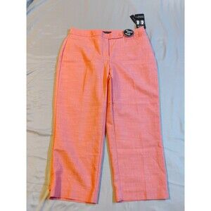 Counterparts Capri Pants Women Size 8 Coral Casual Beachy